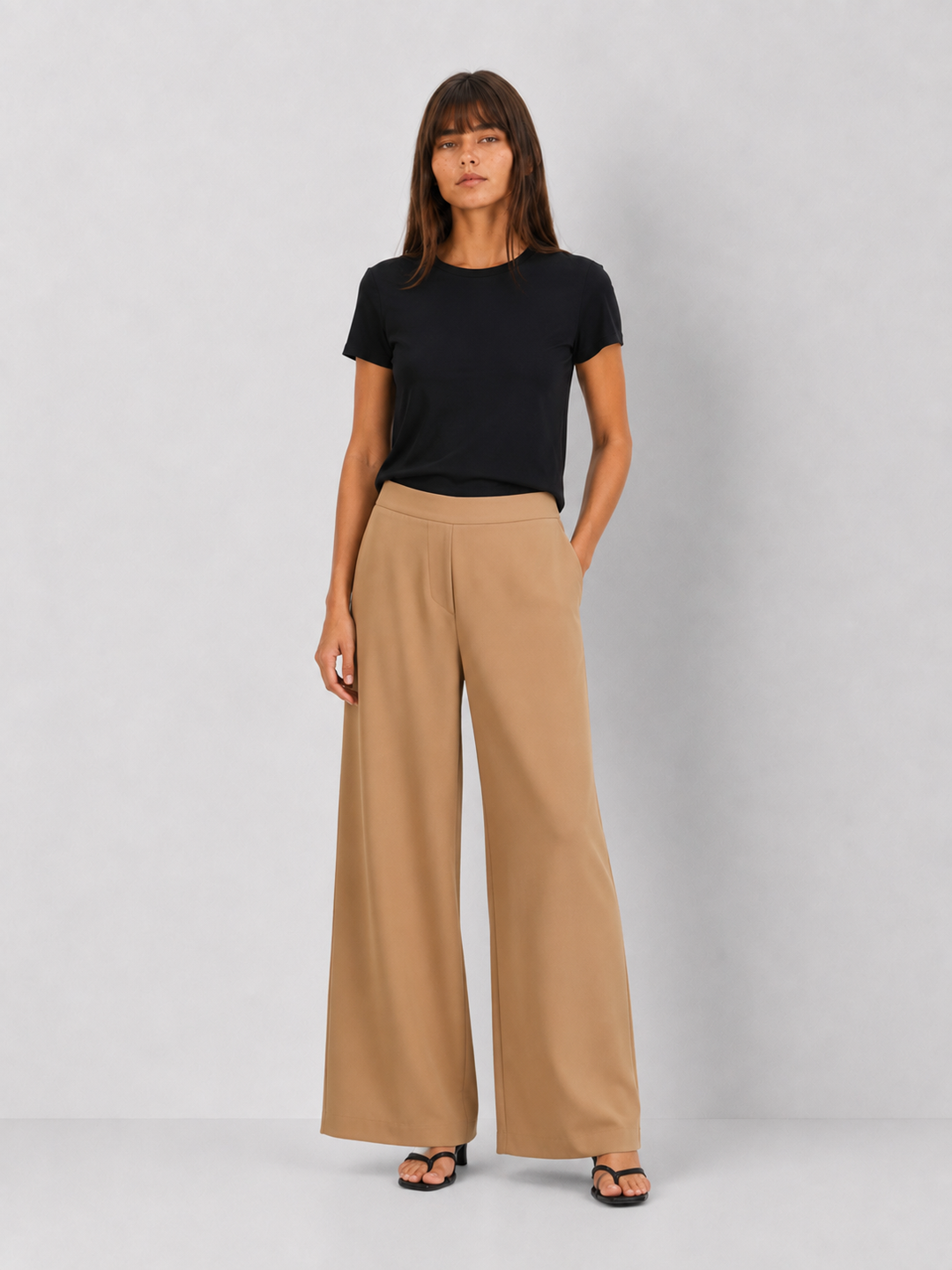 Preorder Pull-on Wide Leg Pants
