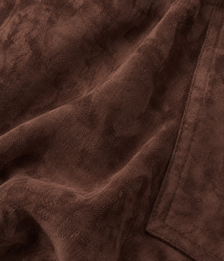 Z Supply All Day Cropped Suede Jacket