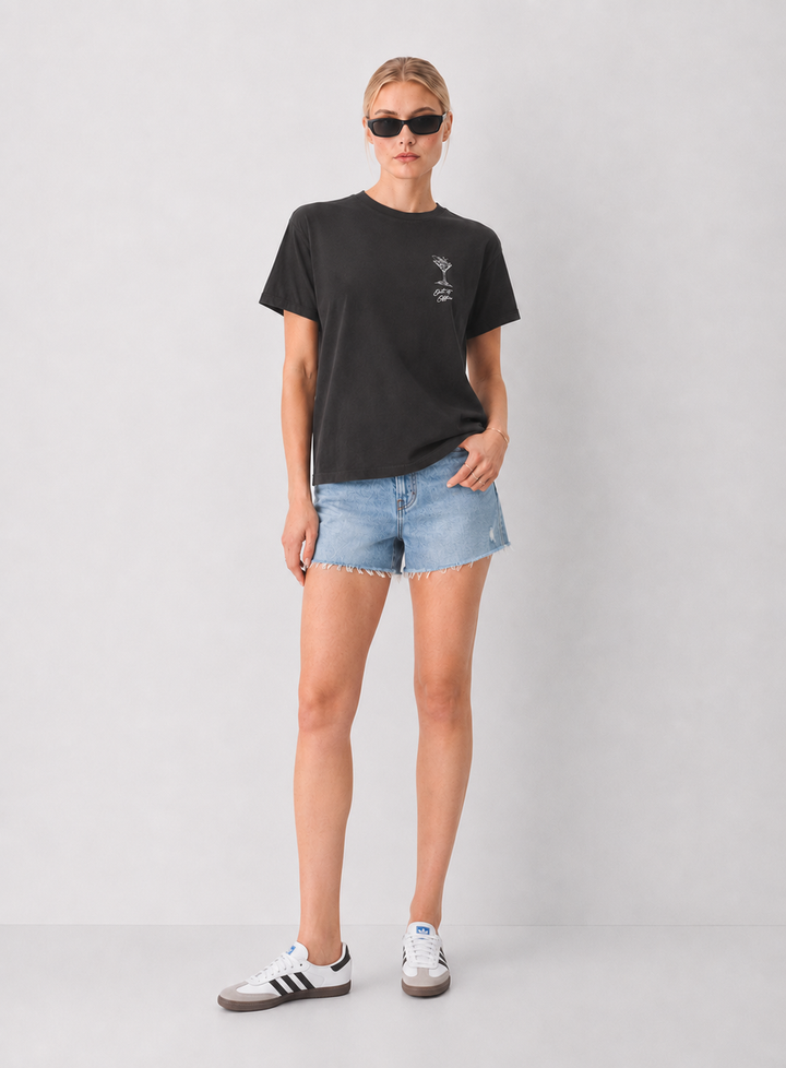 Z Supply Martini Boyfriend Tee