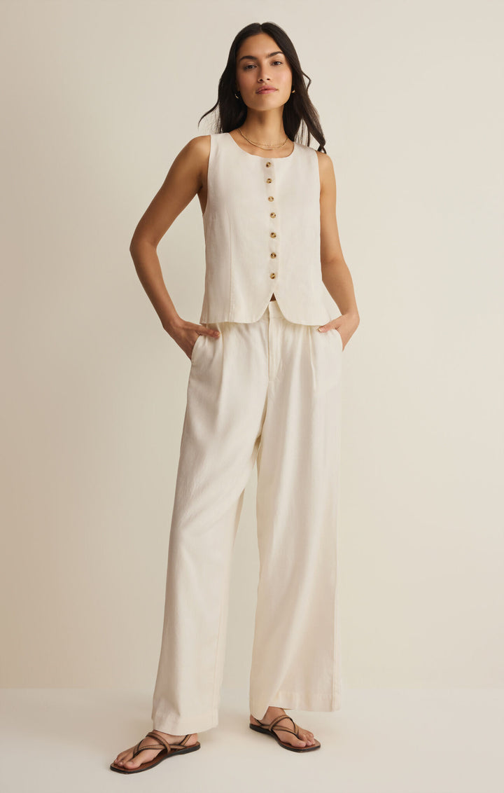 Z Supply Roman Linen Vest