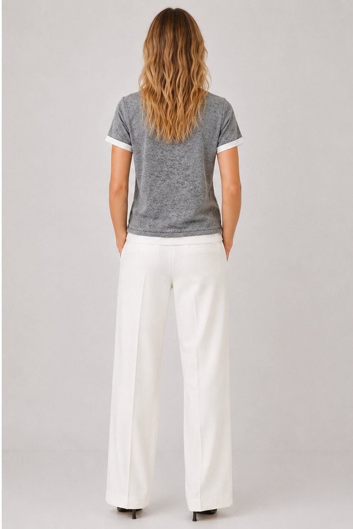 Double Layered Lightweight Knit Top