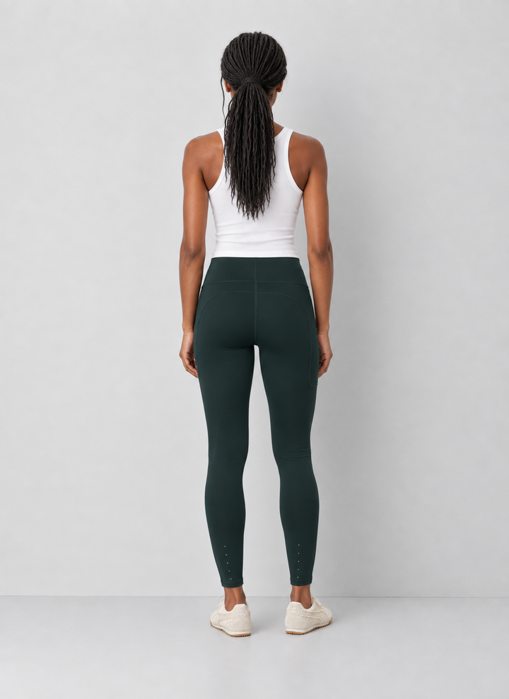 Beyond Yoga Pacer Fleece-backed Pocket Legging