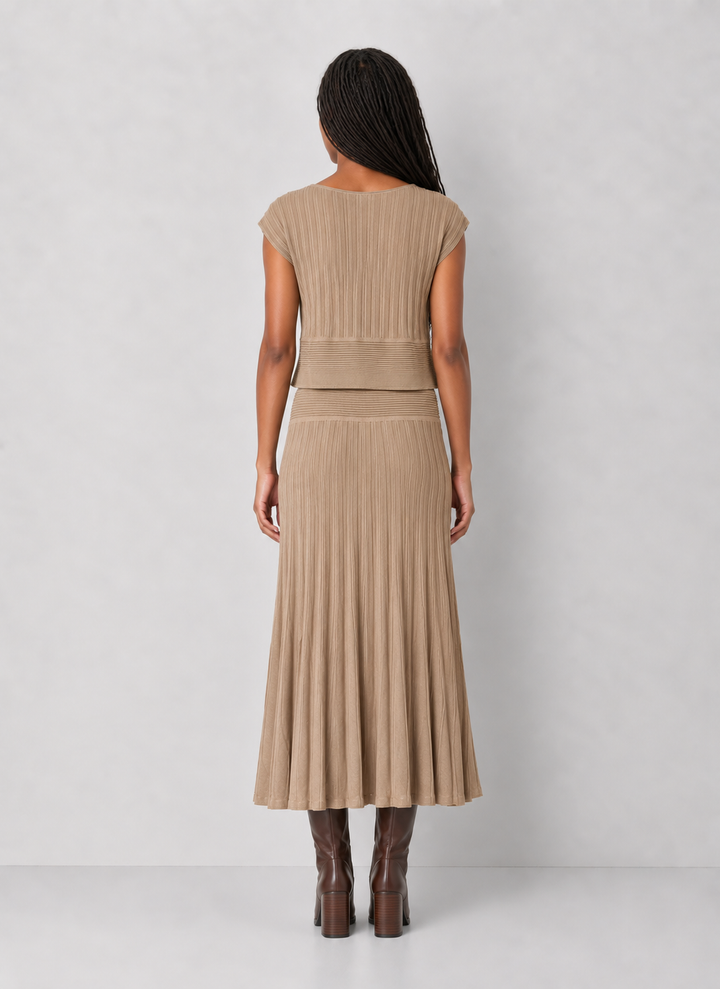 Elan Tessa Ribbed Knit Dress