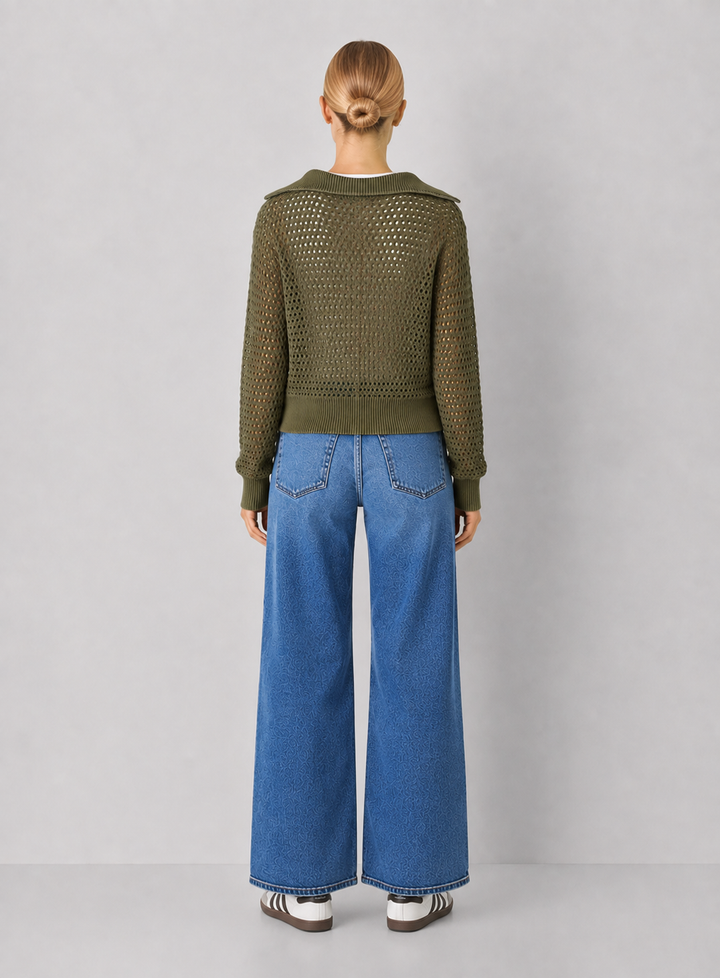 Elan Stevie Open Knit Cardigan