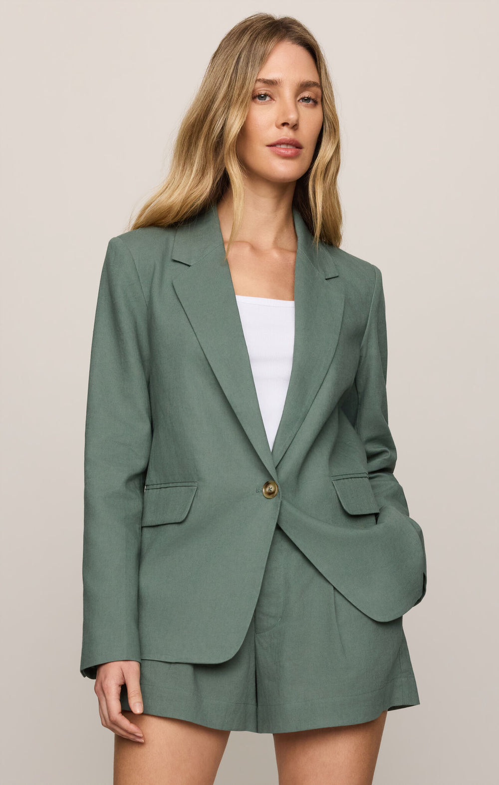 Z Supply Evan Linen Blazer