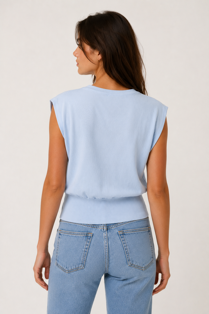 Sleeveless Knitted Top