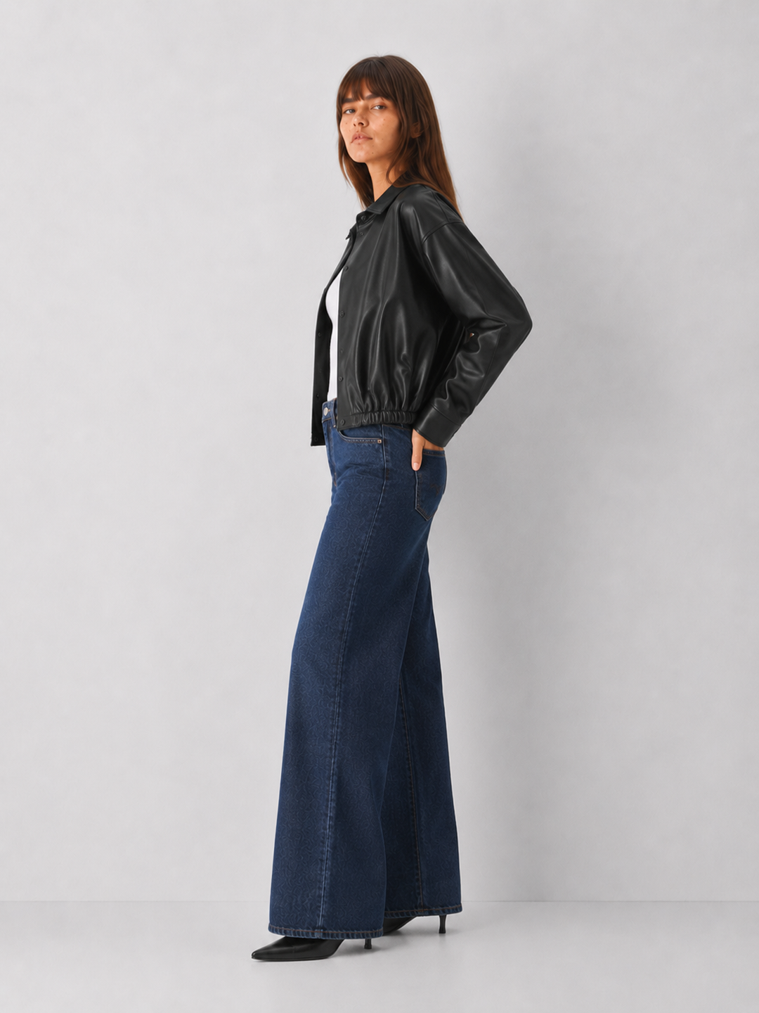 Preorder Vegan Leather Bomber Jacket