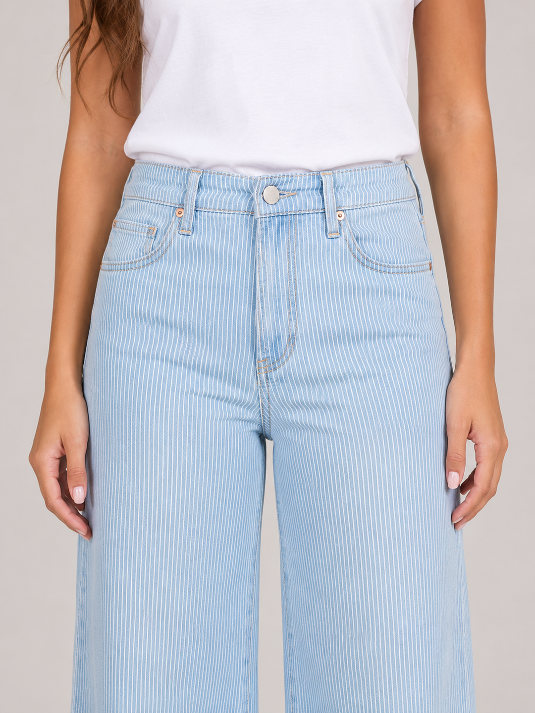 Dear John Denim Fiona Railroad Pinstripe Jeans