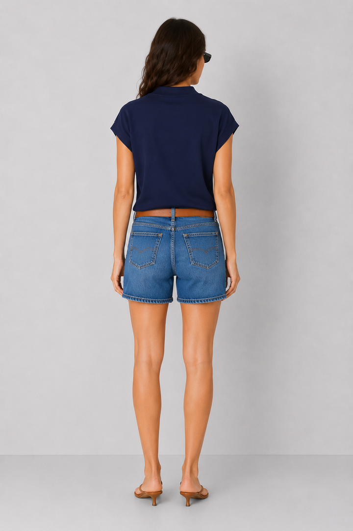 Sweater Vest with Shirring Detail
