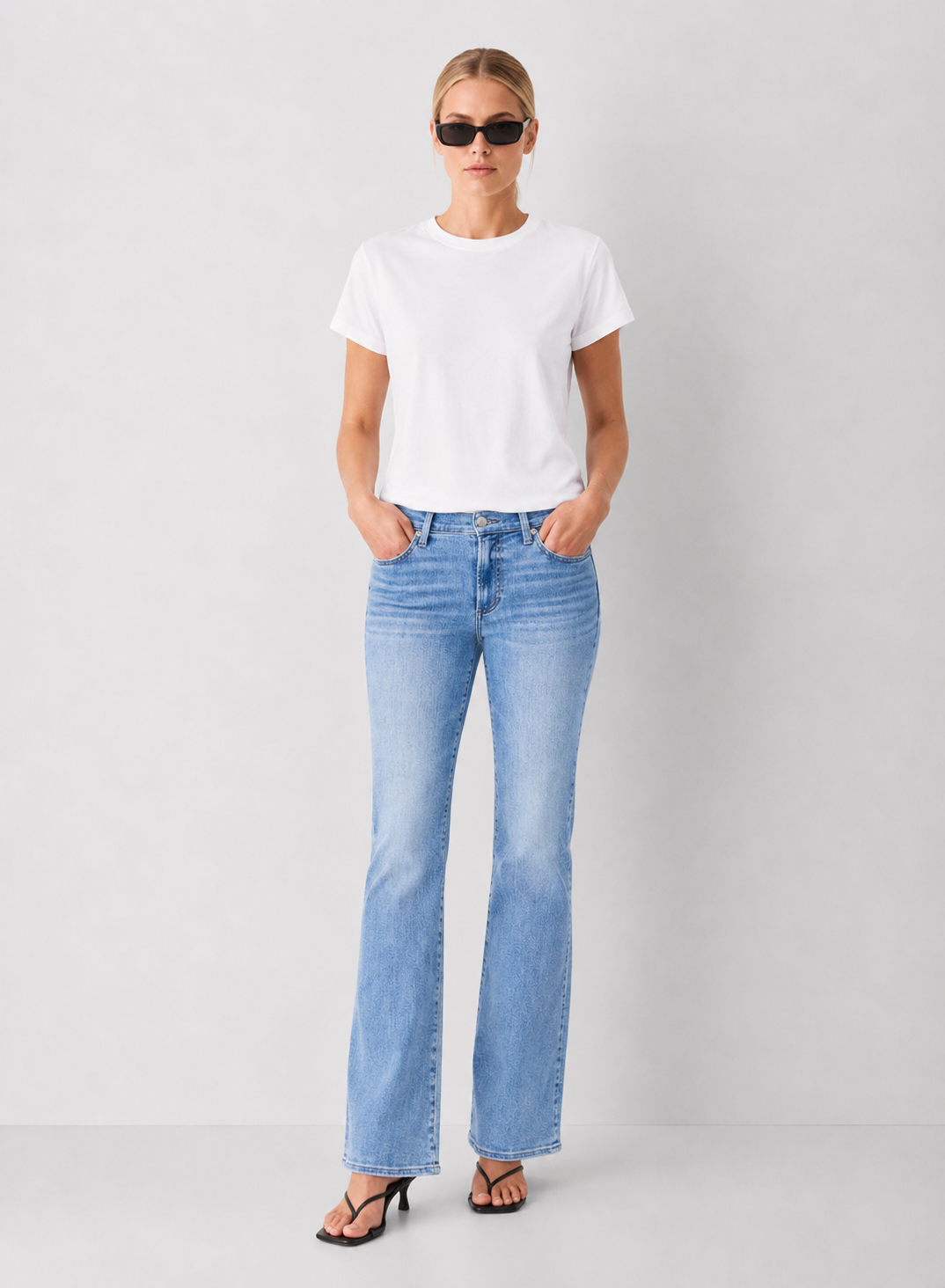 Pistola Kinsley Mid Rise Ultra Flare Jeans- Captivate