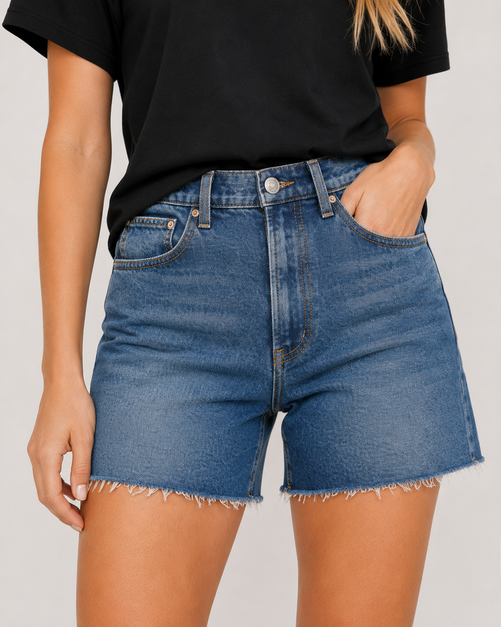 Z Supply Jonah Mid Rise Relaxed Short - Libson