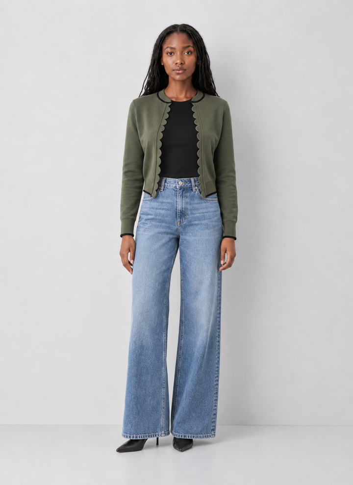 Dear John Zoellie Scallop Cardigan