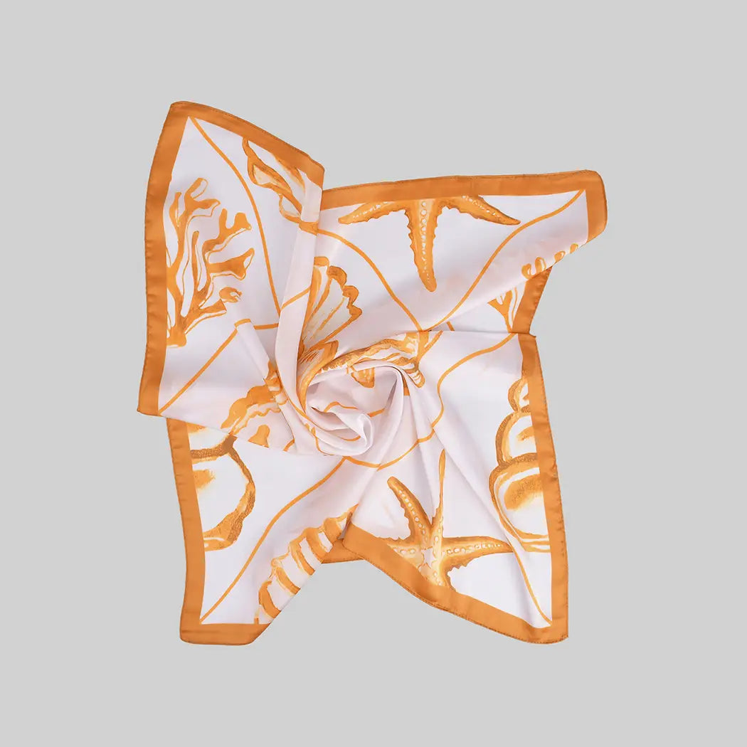 Sea Life Silky Square Scarf