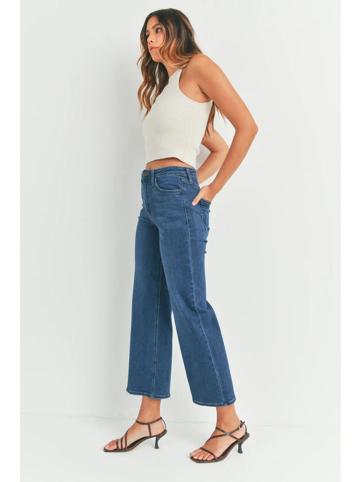 Just Black Denim HR Wide Leg- done