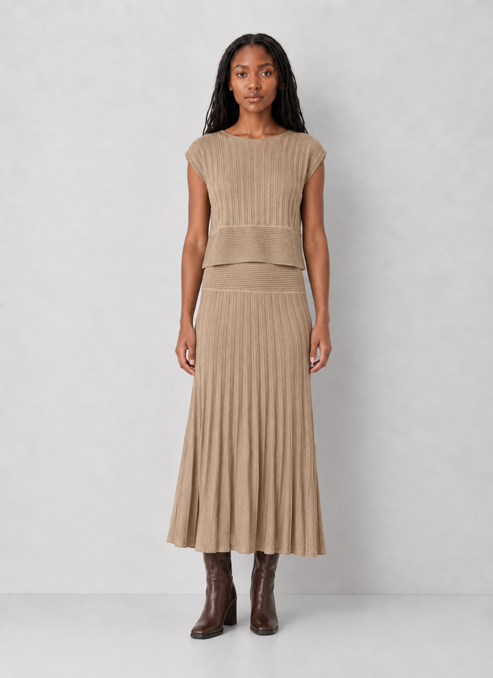 Elan Tessa Ribbed Knit Dress