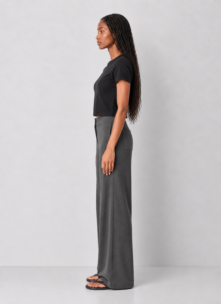 Preorder Another Love Bishop Stretch Wide Leg Trouser- Will Ship 11/15/26