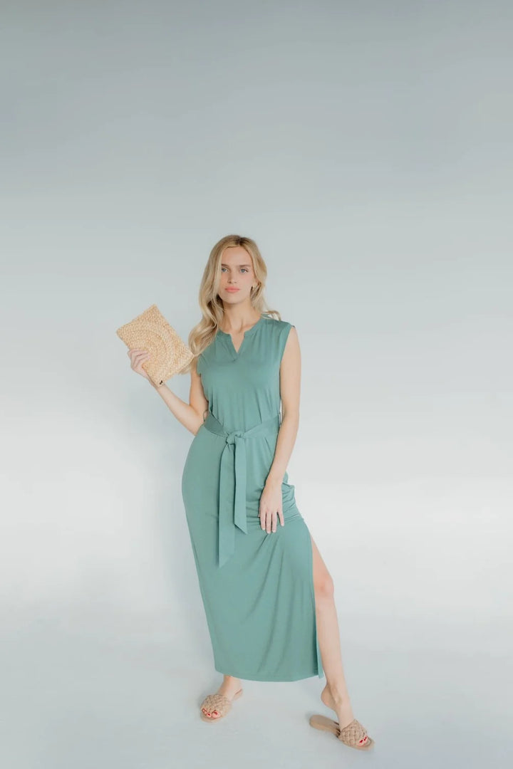 Preorder Charlotte Belted Maxi Dress