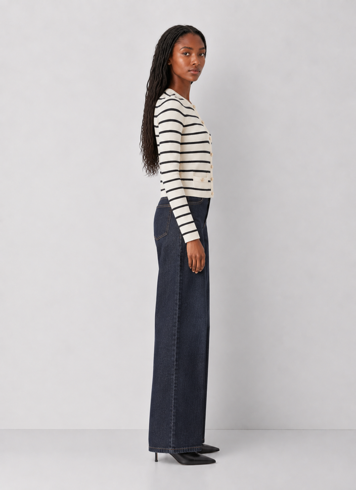 The Audrey Striped Cardigan