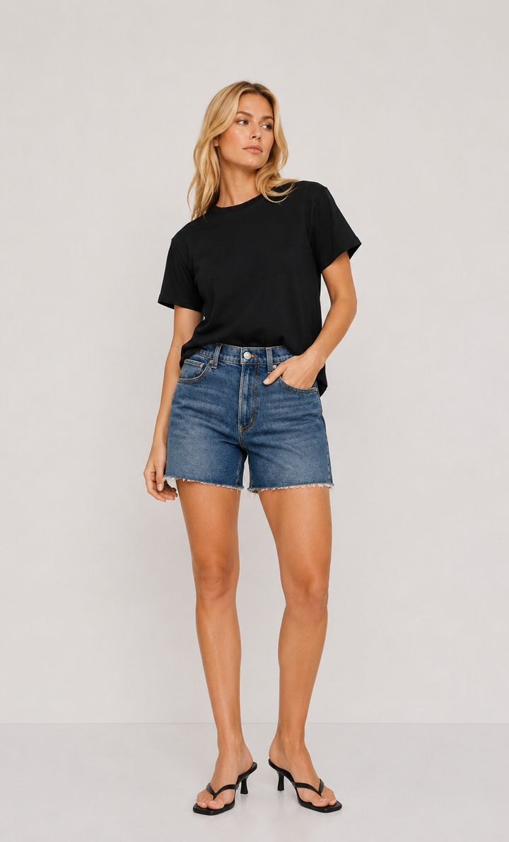 Z Supply Jonah Mid Rise Relaxed Short - Libson