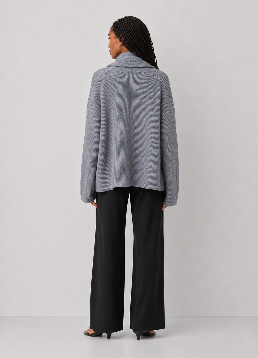 Shawl Collar Wrap Knit Cardigan