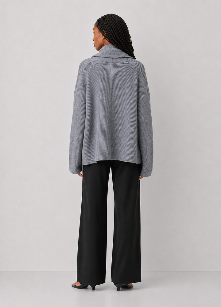 Shawl Collar Wrap Knit Cardigan