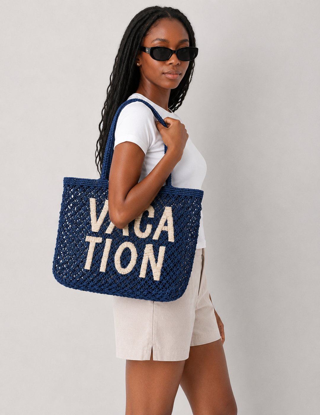 Woven Jute Tote Bag