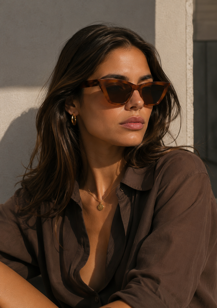 Z Supply Villa Polarized Sunglasses - Brown Tortoise