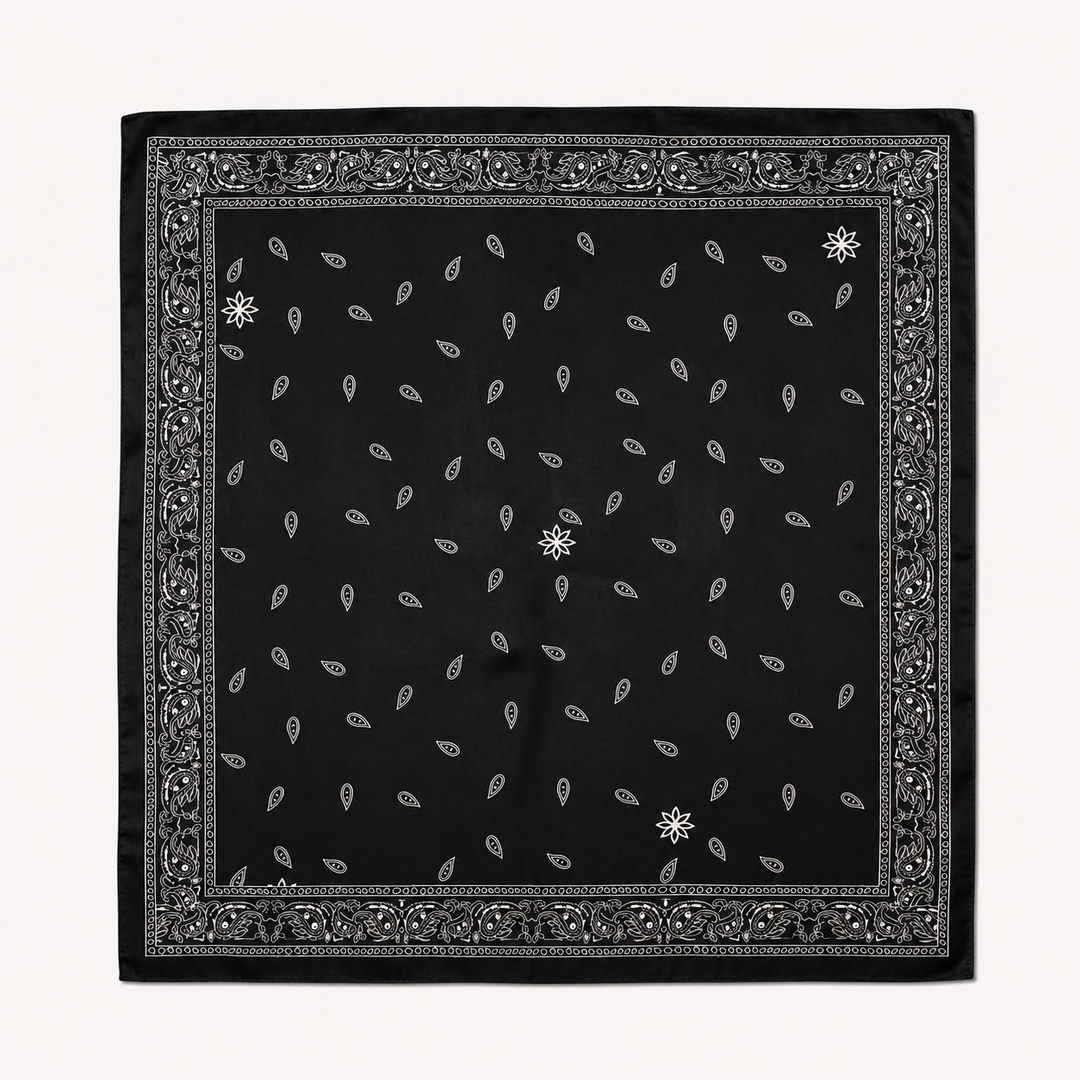 Paisley Square Silk Scarf