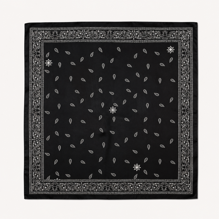 Paisley Square Silk Scarf