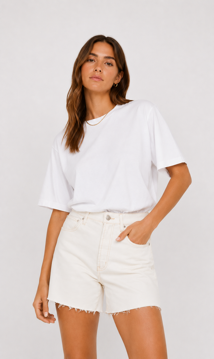 Z Supply Jonah Mid Rise Relaxed Short - Cloud