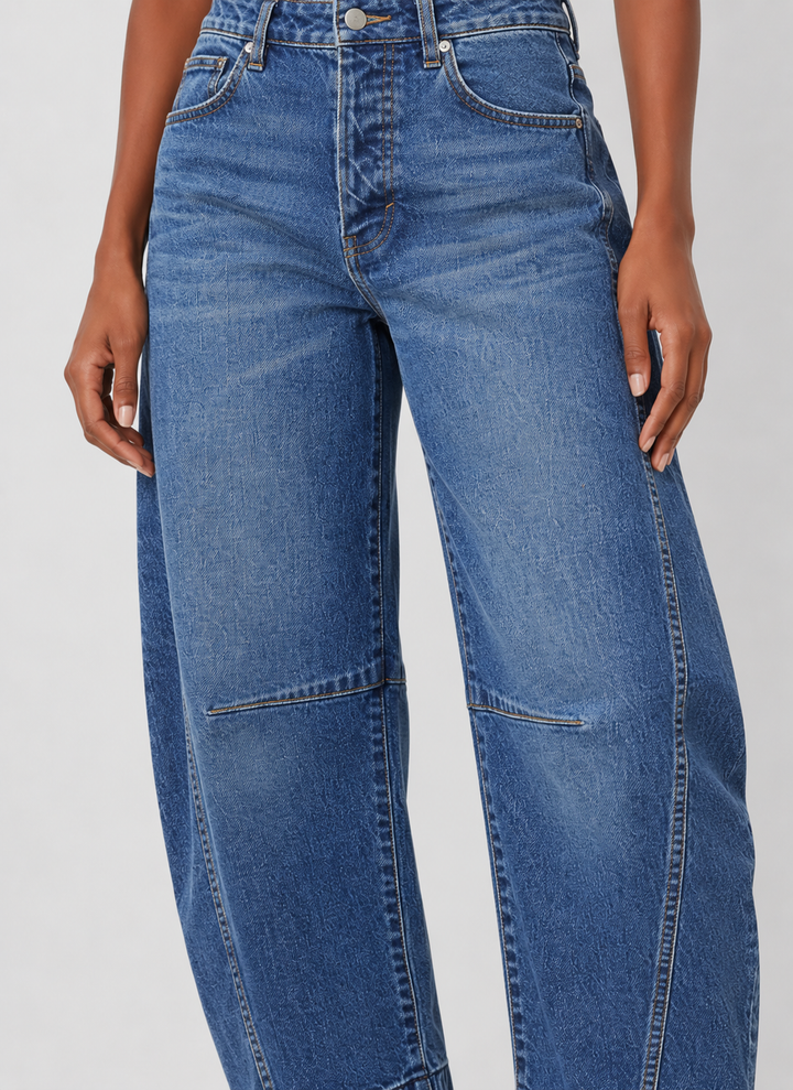 Habitual Harper High Waist Crop Barrel Leg Jeans