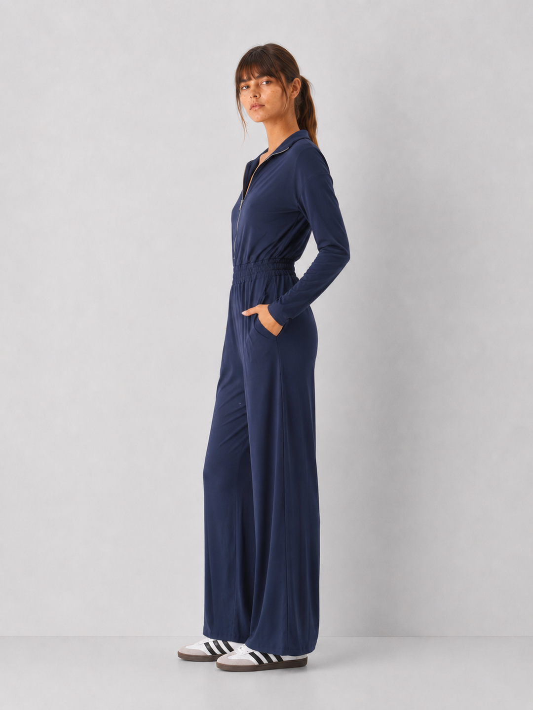 Claire Zipper Jumpsuit - FINAL SALE
