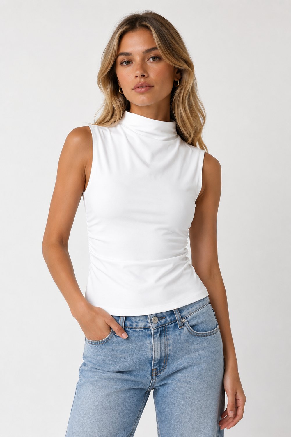 The Essential Mock Neck Top