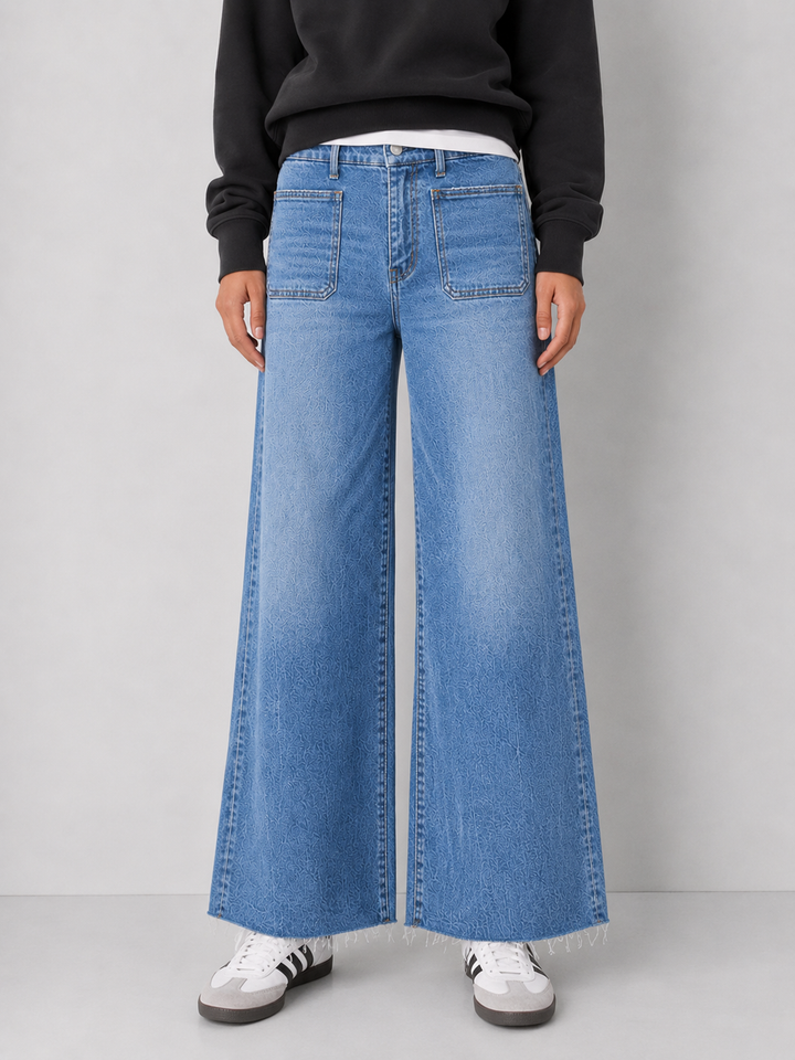 Eloise High Rise Crop Wide Leg
