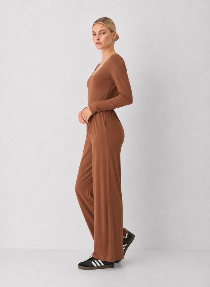 Emma Long Sleeve Everyday Jumpsuit - FINAL SALE