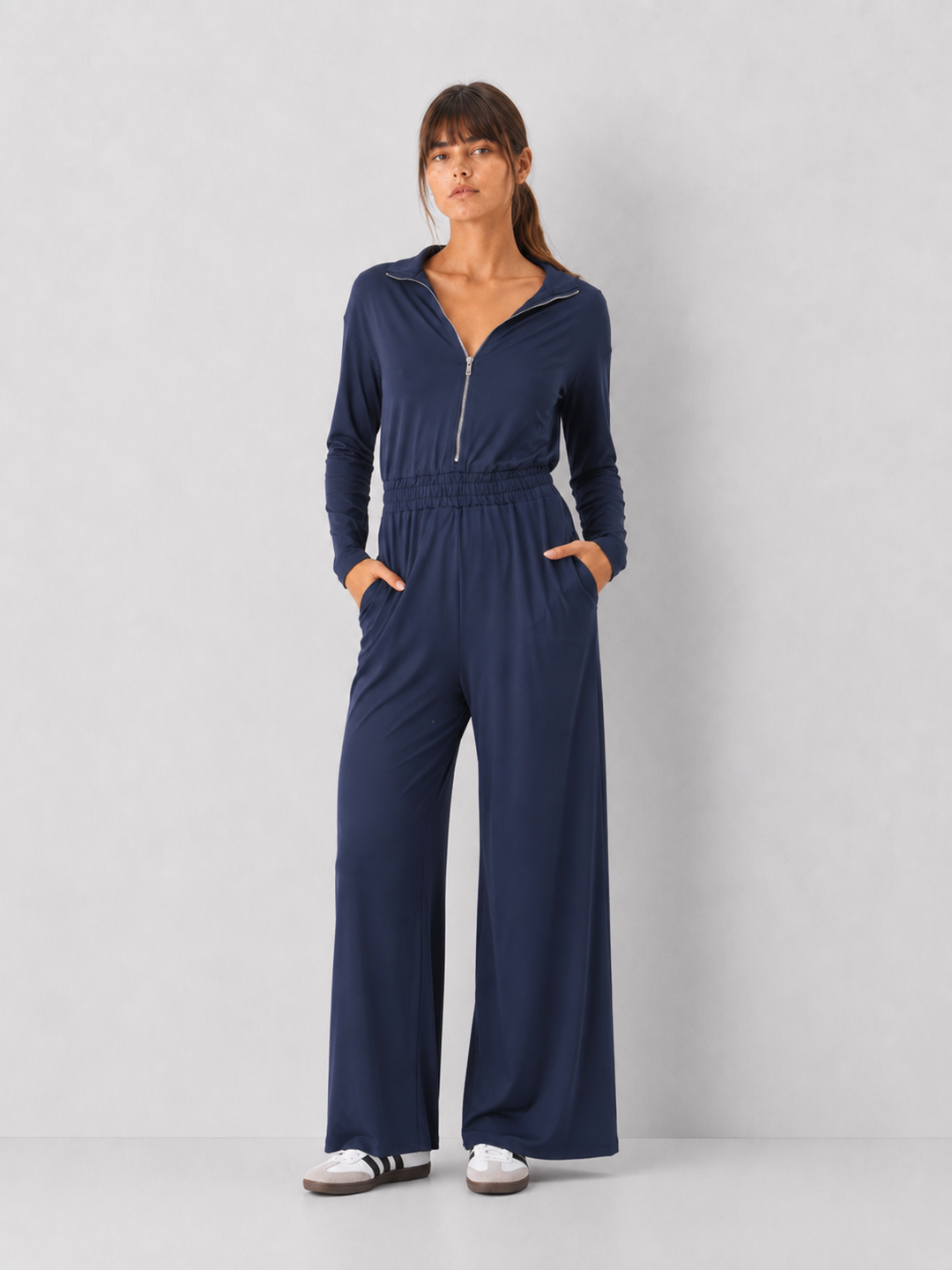 Claire Zipper Jumpsuit - FINAL SALE