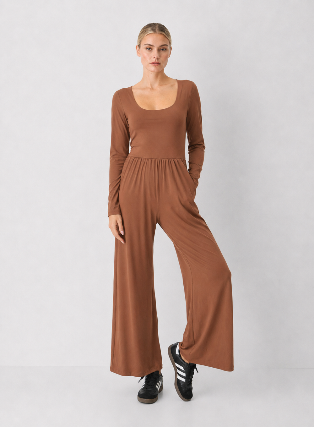 Emma Long Sleeve Everyday Jumpsuit - FINAL SALE
