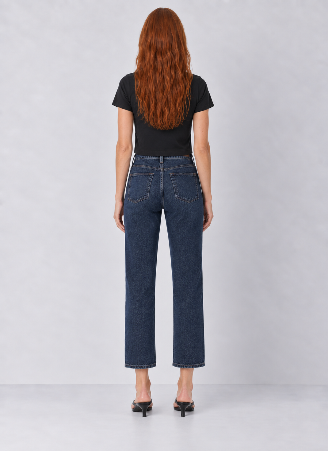 Pistola Issa Ankle Mid Rise Relaxed Ankle Straight Leg Jeans