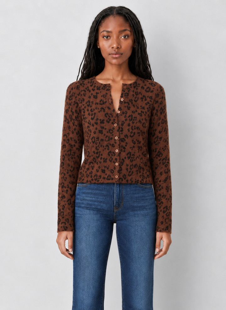 Z Supply Medina Leopard Cardigan