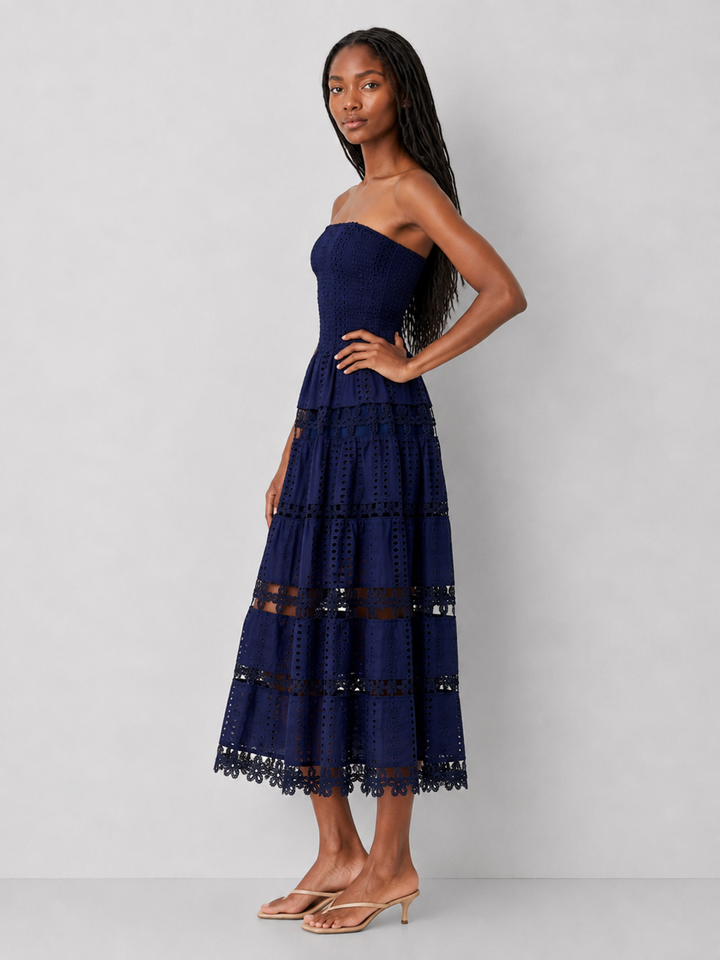 Eyelet Lace Tube Dress - FINAL SALE
