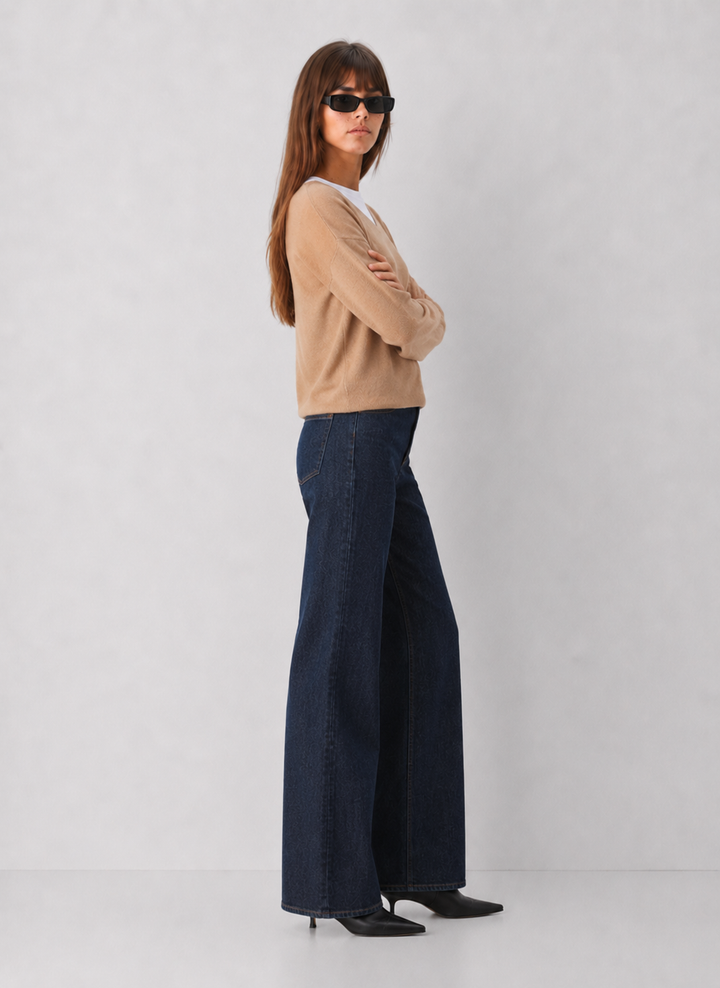 V-Neck One Size Light weight Knit Sweater