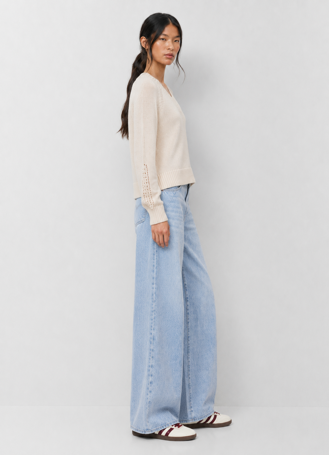 Z Supply Cotton Stratton V-Neck Sweater