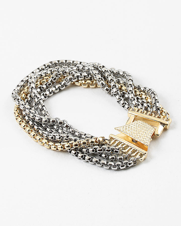 Magnetic Two Tone Bracelet