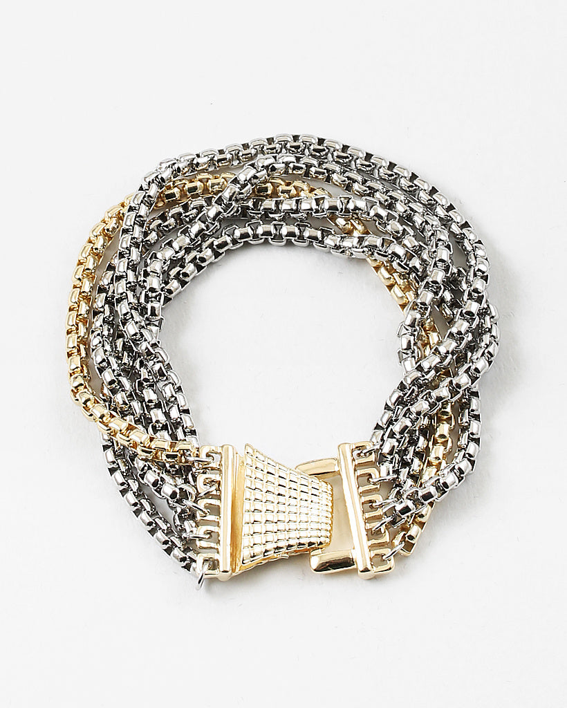 Magnetic Two Tone Bracelet