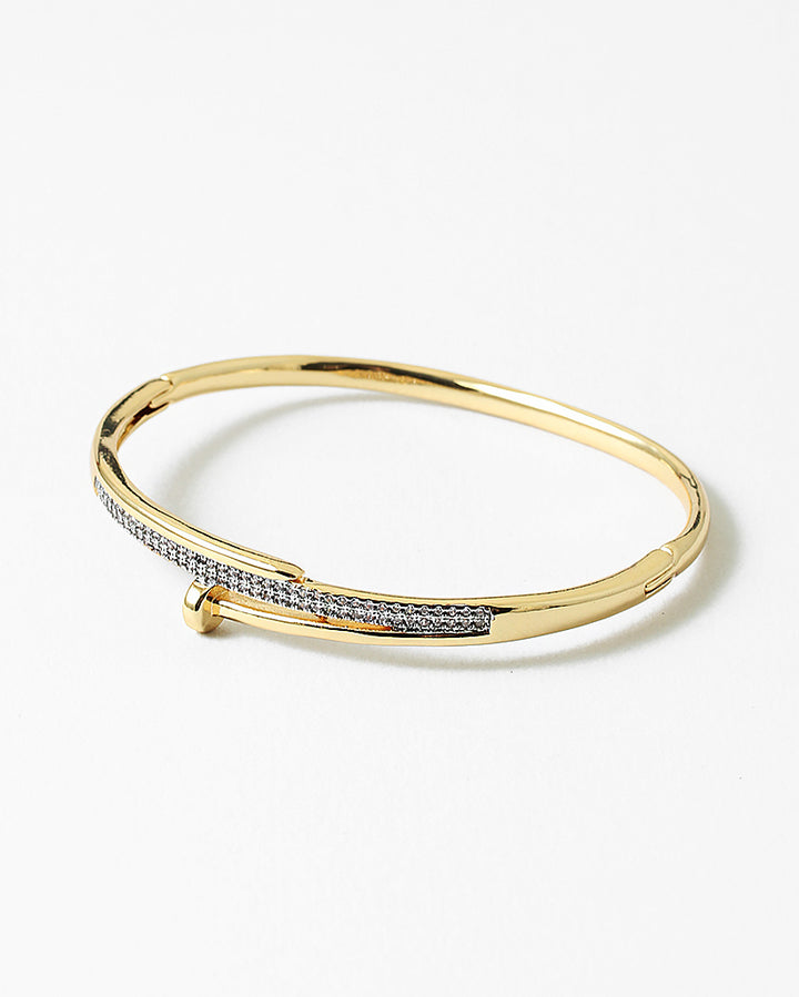 Gold Nail Bracelet