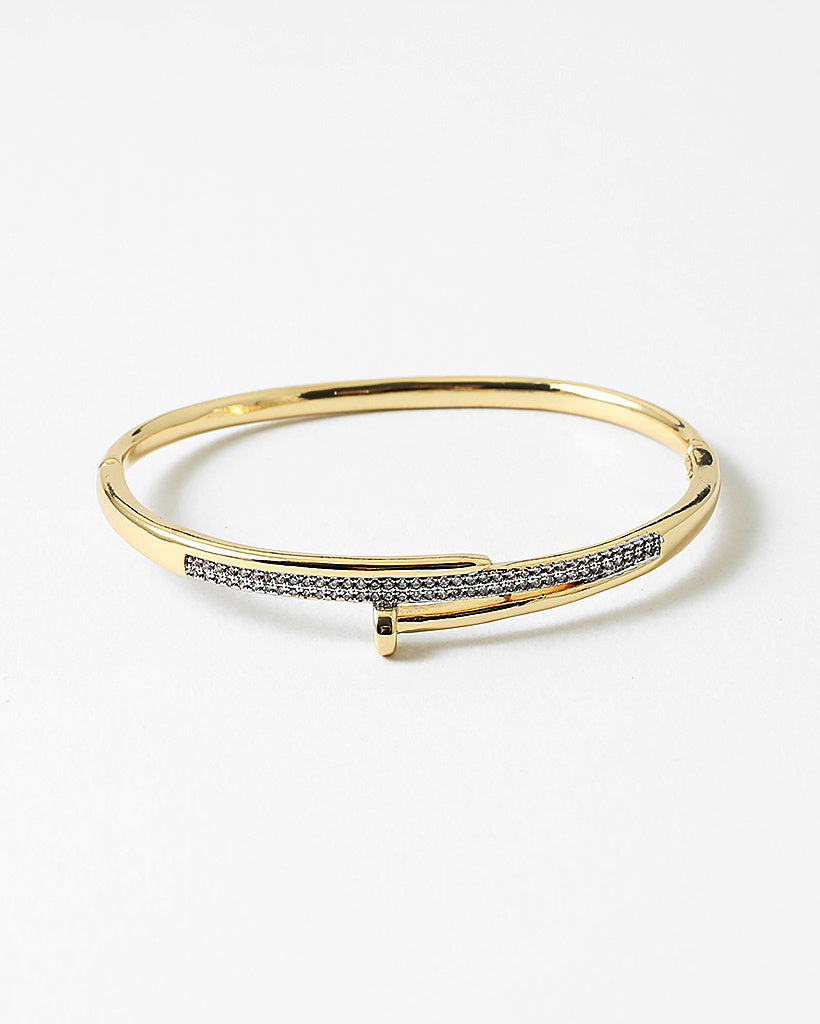 Gold Nail Bracelet