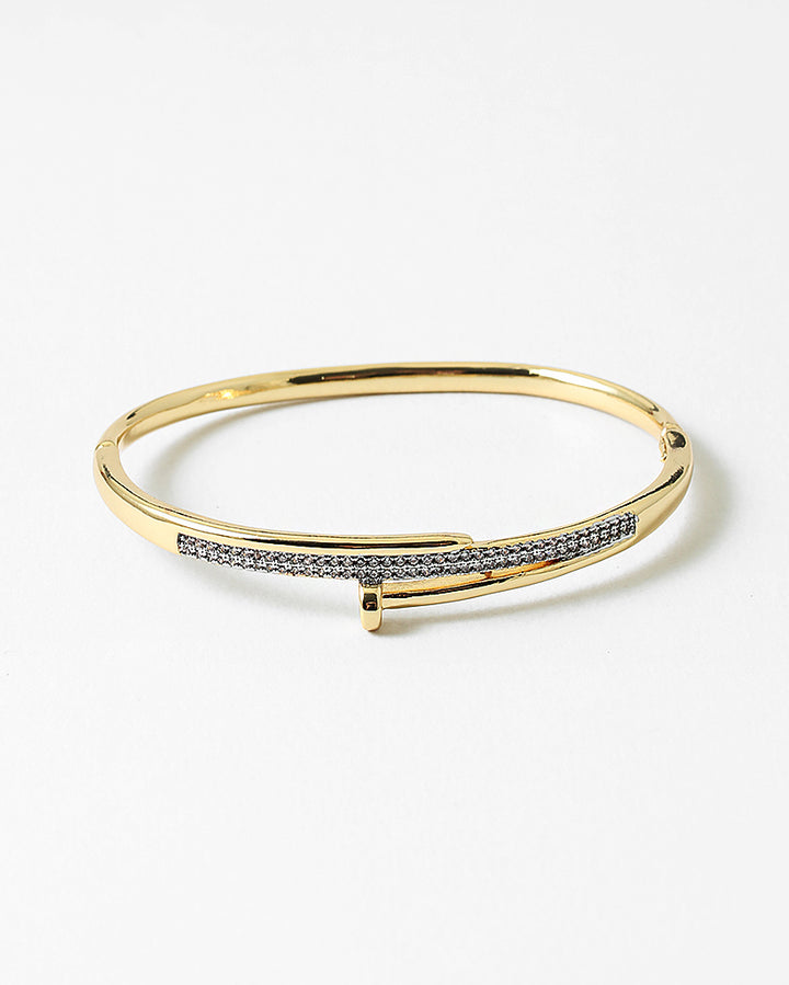 Gold Nail Bracelet