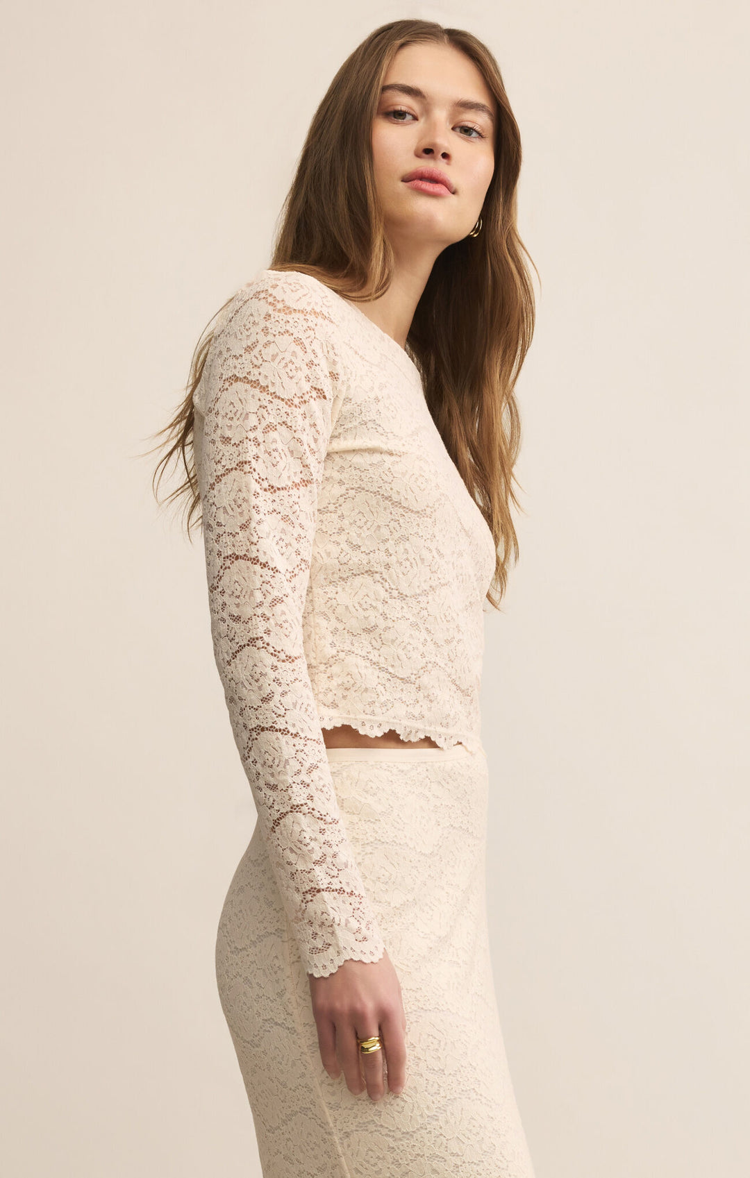 Z Supply Aurora Lace Top