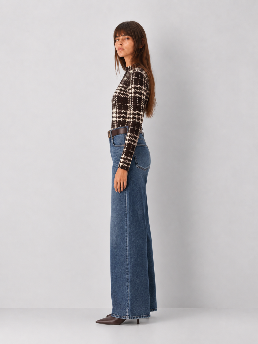 Burnout Velour Mock Neck