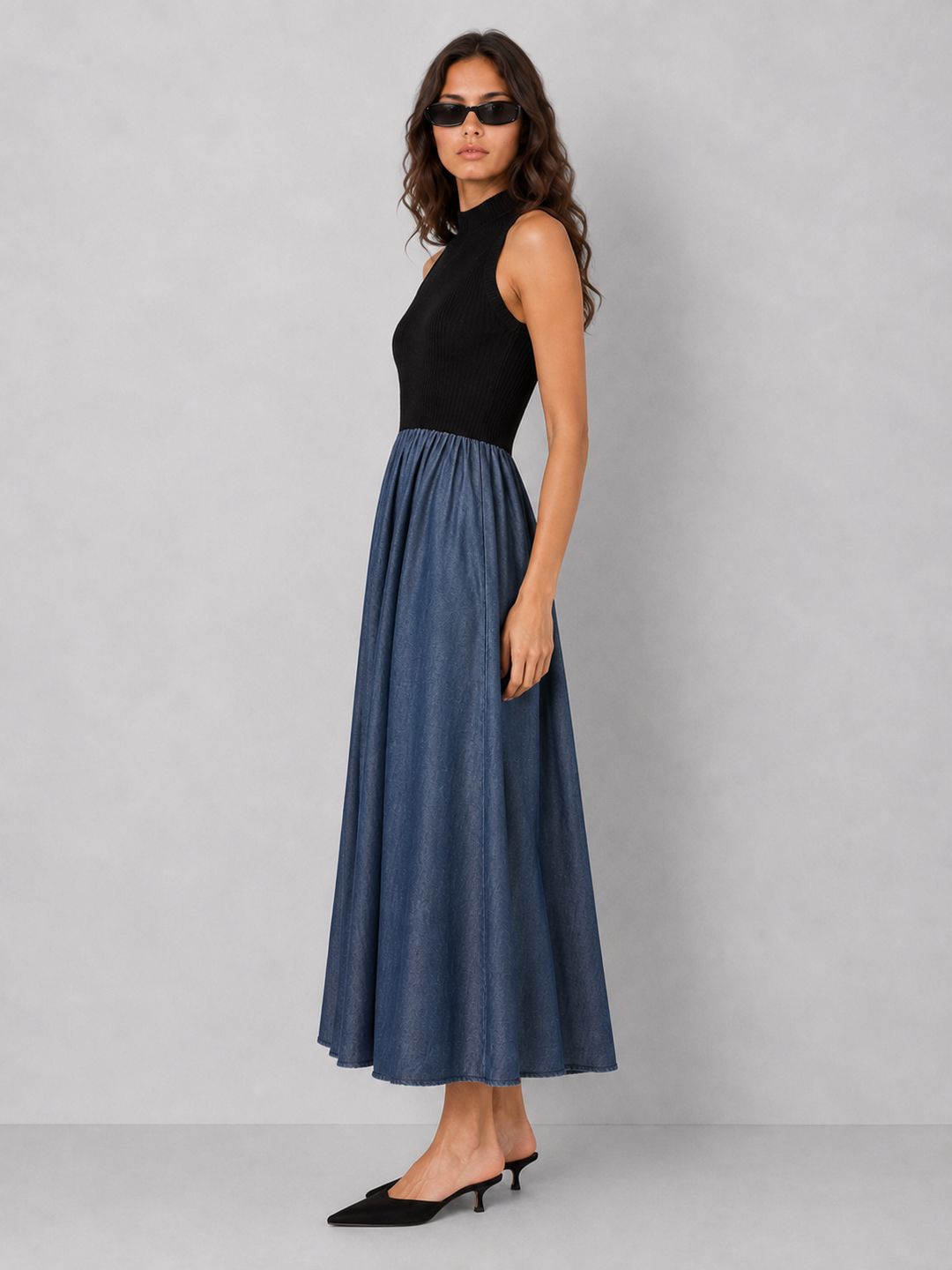 Elan Audrey Mixed Media Maxi